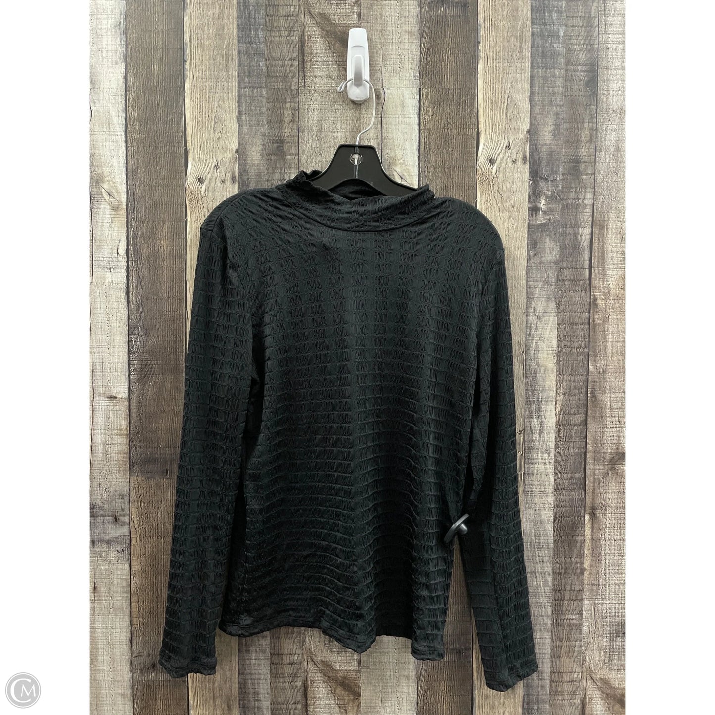 Top Long Sleeve By Sanctuary In Black, Size: L