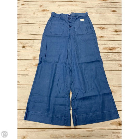 Pants Wide Leg By Evereve In Blue, Size: 6