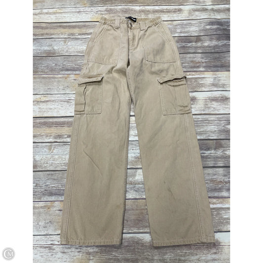 Jeans Straight By Fashion Nova In Tan, Size: 2