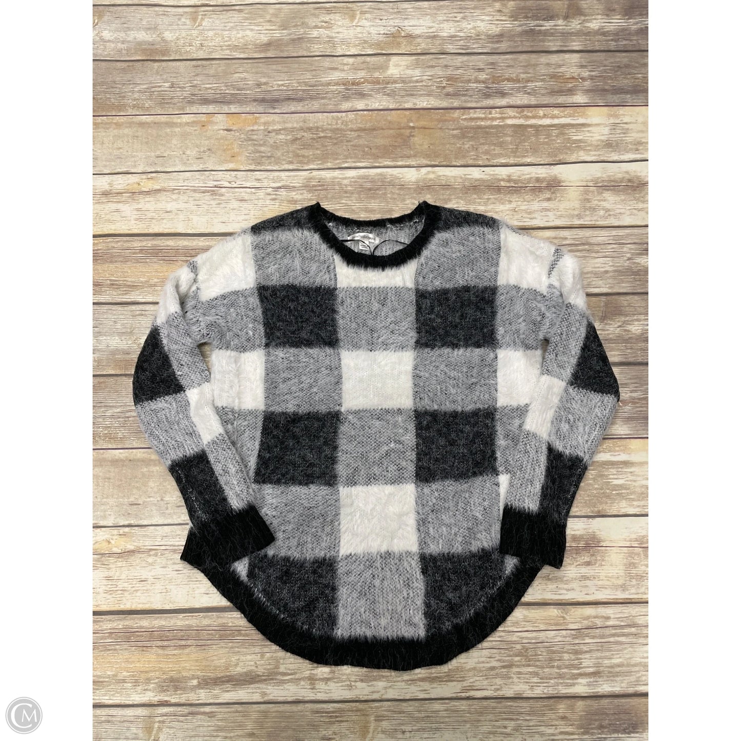 Sweater By John Paul Richard In Grey & White, Size: M