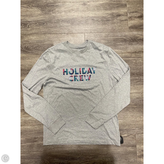 Top Long Sleeve By J. Crew In Grey, Size: M