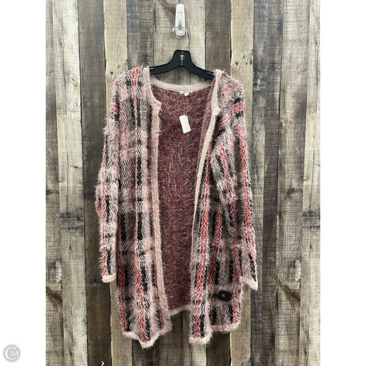 Sweater Cardigan By Pleione In Multi-colored, Size: Xl