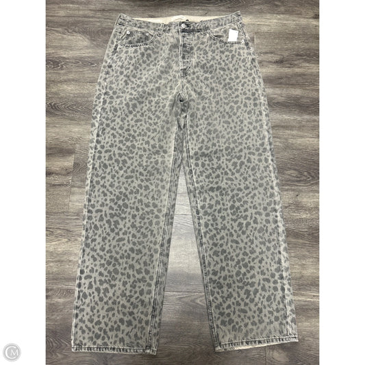 Jeans Wide Leg By Universal Standard In Animal Print, Size: 12