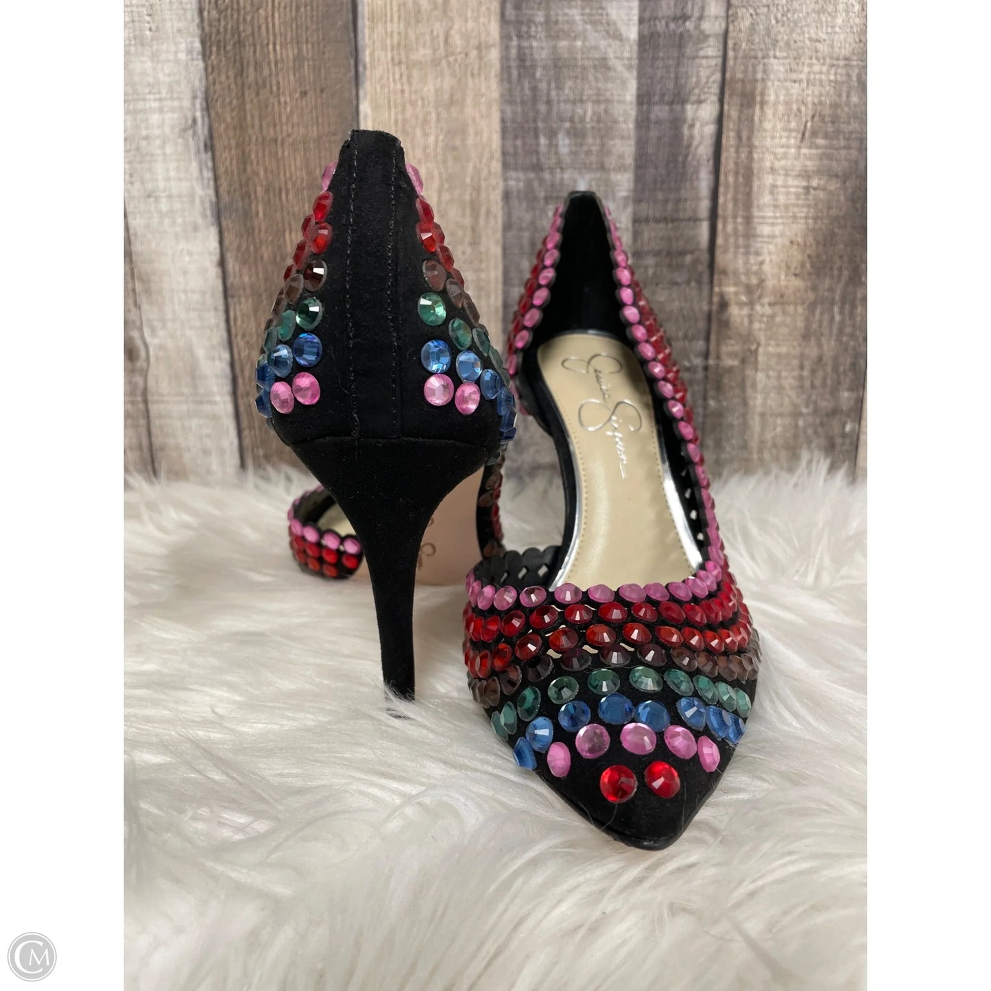 Shoes Heels Stiletto By Jessica Simpson In Multi-colored, Size: 10