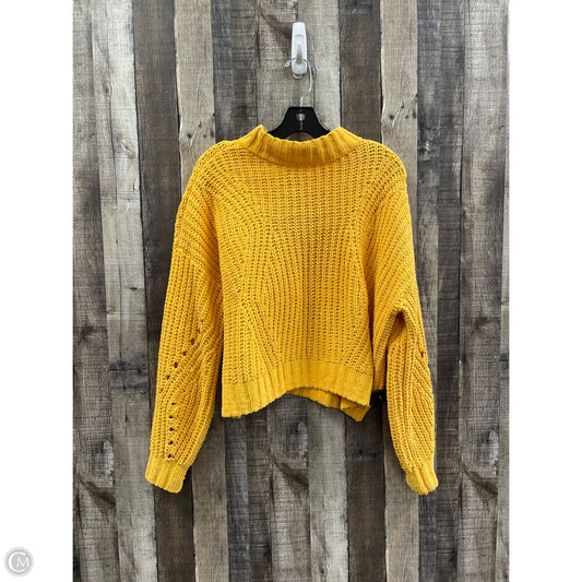 Sweater By Hollister In Gold, Size: M