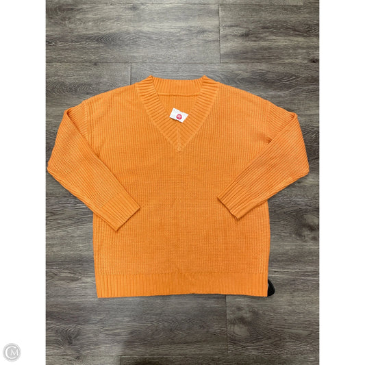 Sweater By Cmf In Orange, Size: L