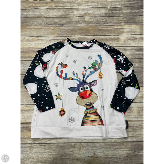 Top Long Sleeve By Cmf In Multi-colored, Size: L