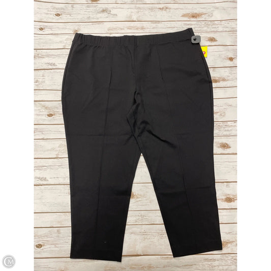 Pants Other By Croft And Barrow In Black, Size: 3x