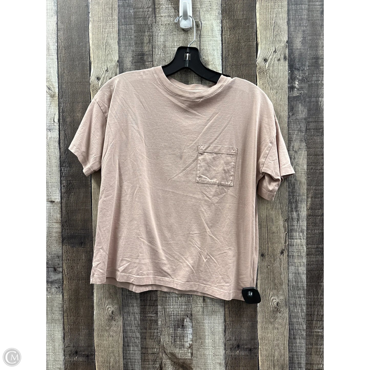 Top Short Sleeve Basic By Christian Siriano In Mauve, Size: S