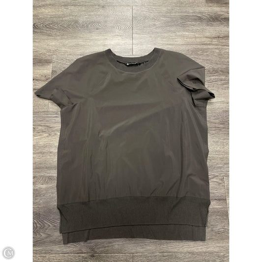 Athletic Top Short Sleeve By Athleta In Grey, Size: S
