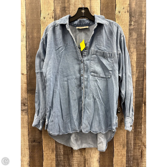 Top Long Sleeve By Loft In Blue, Size: Sp