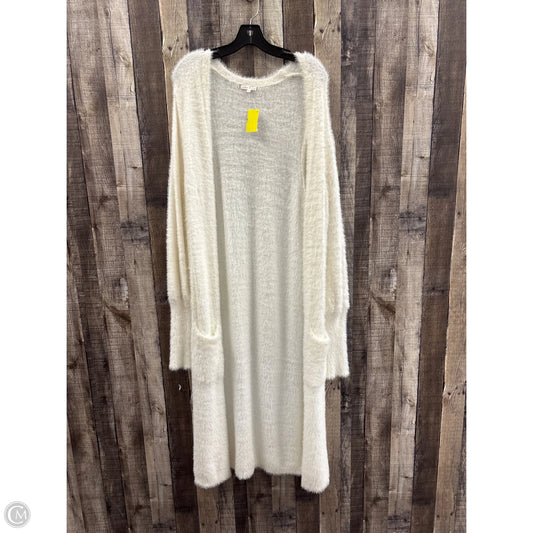 Cardigan By Willow & Clay In Ivory, Size: M