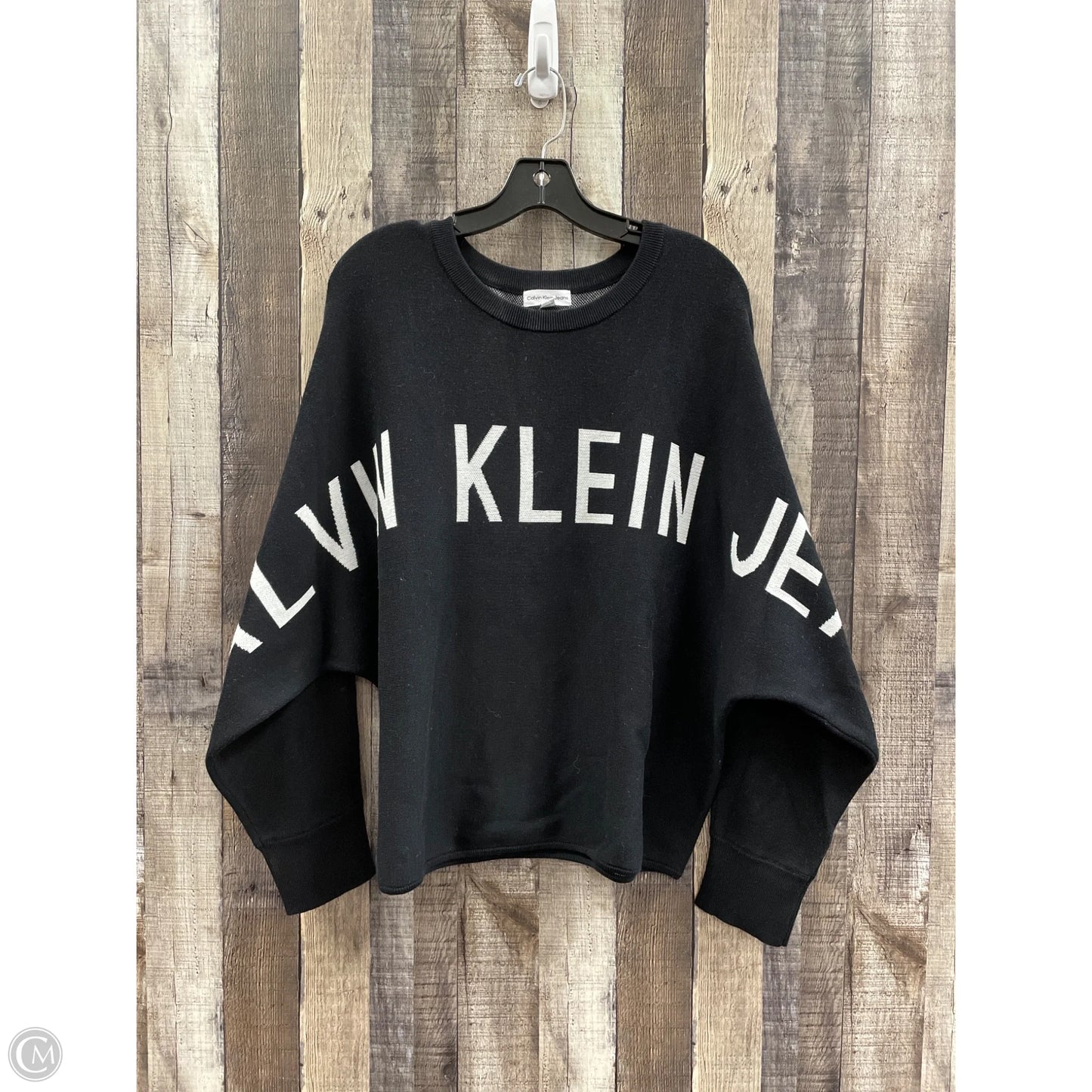 Sweater By Calvin Klein In Black, Size: Xl