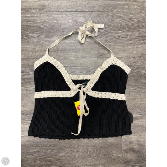 Top Sleeveless By Forever 21 In Black, Size: M
