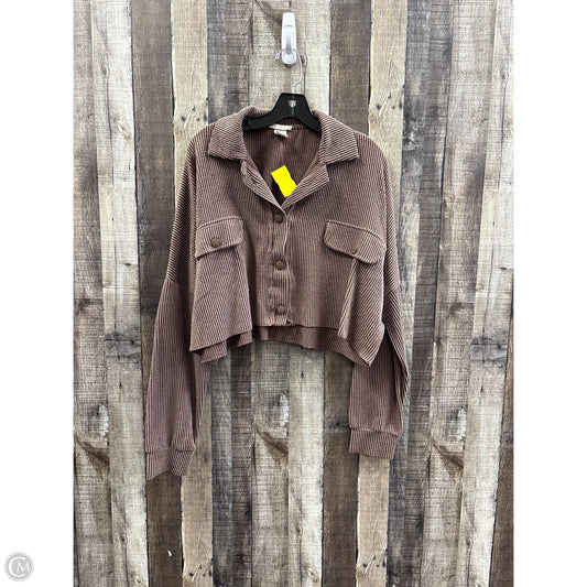 Top Long Sleeve By Altard State In Brown, Size: S