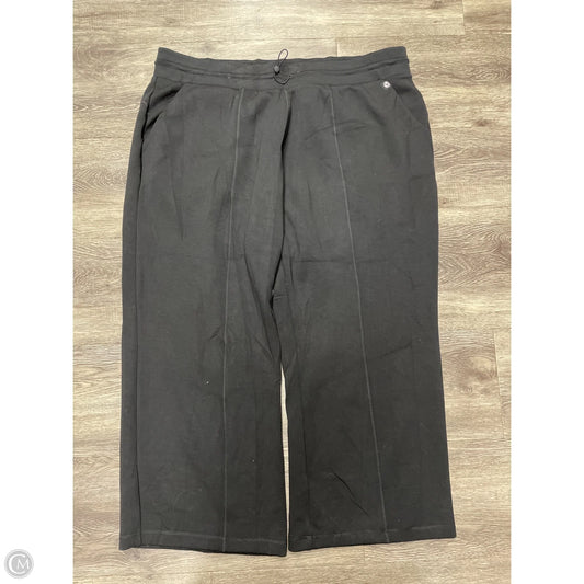 Pants Wide Leg By Livi Active In Black, Size: 4x