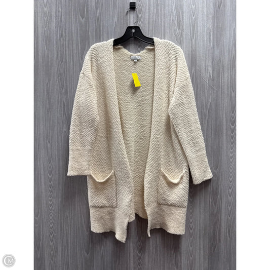 Sweater Cardigan By Cme In Ivory, Size: M