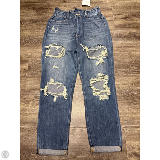 Jeans Straight By Kancan In Blue Denim, Size: 8