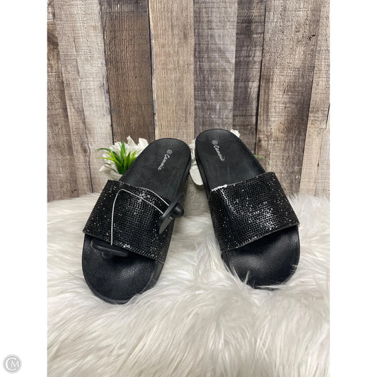 Sandals Flats By Cme In Black, Size: 10