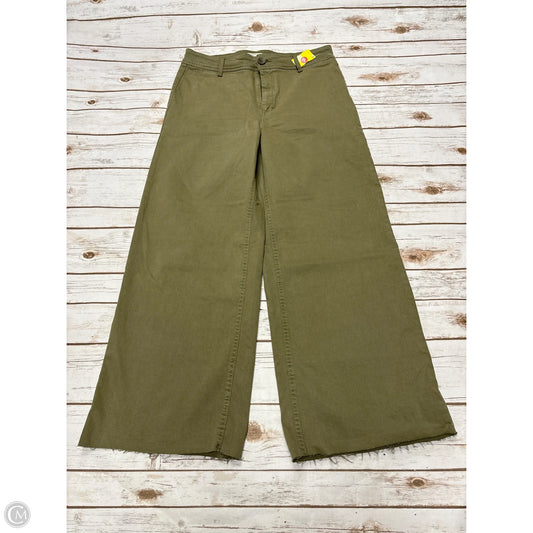 Jeans Wide Leg By Oat In Green, Size: 12