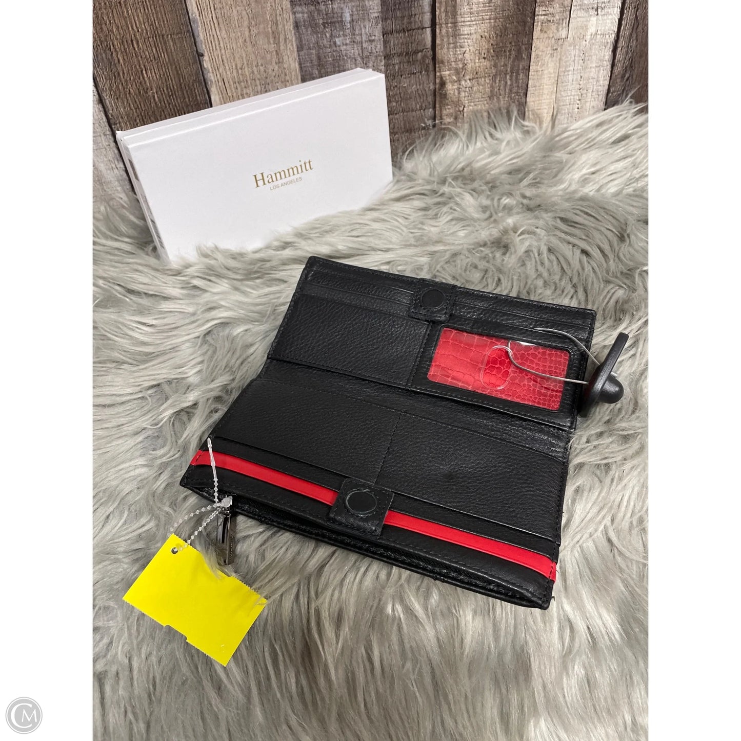 Wallet Leather By Hammitt, Size: Medium