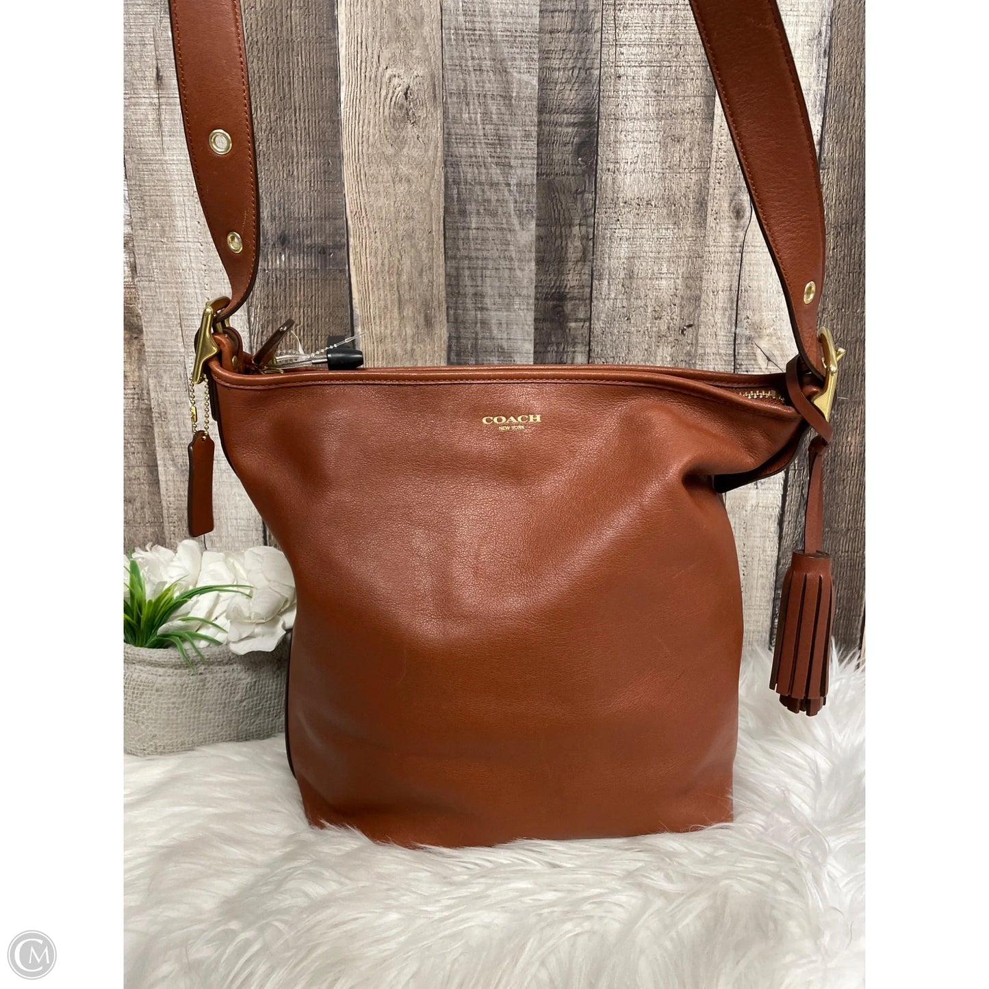 Crossbody Designer By Coach, Size: Large