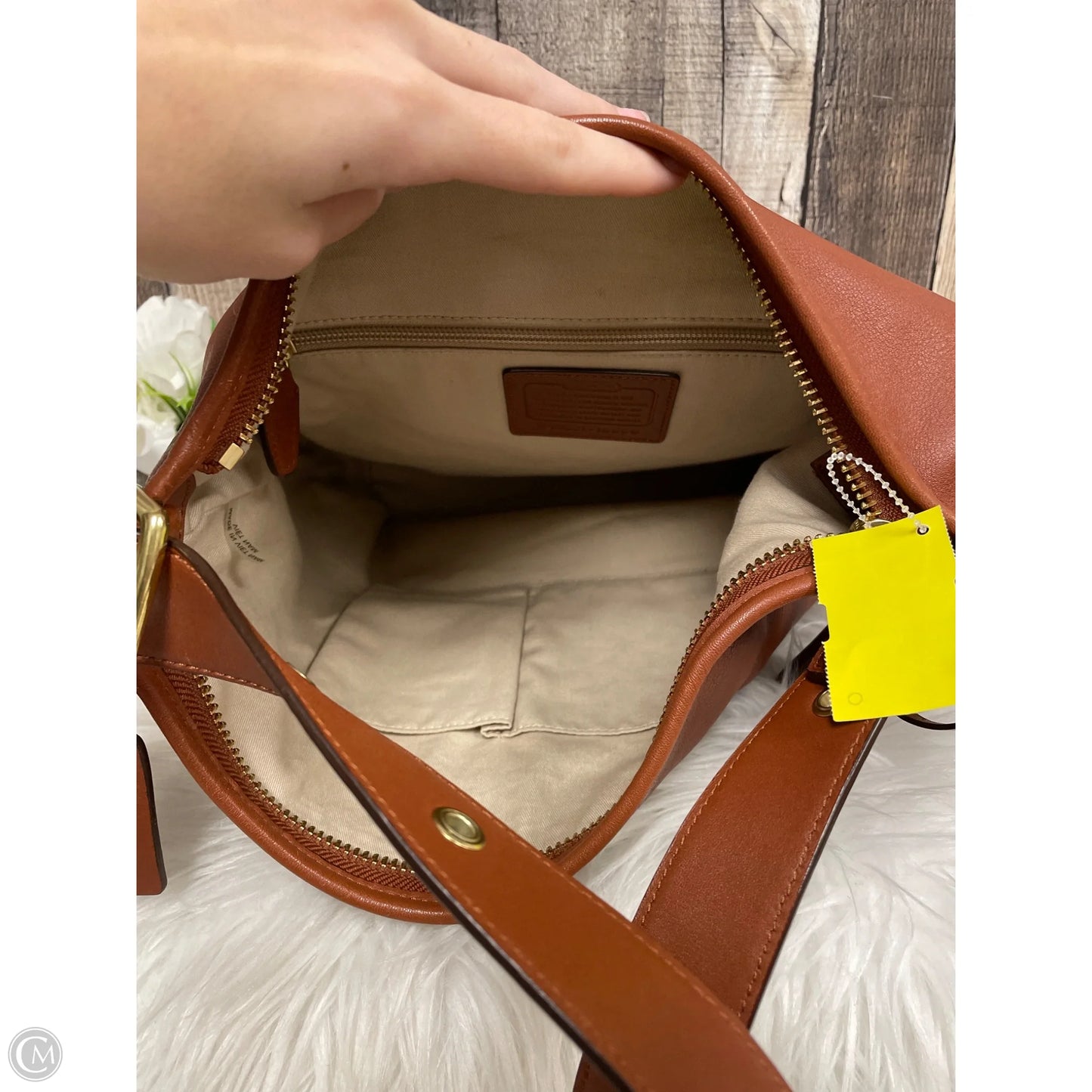 Crossbody Designer By Coach, Size: Large