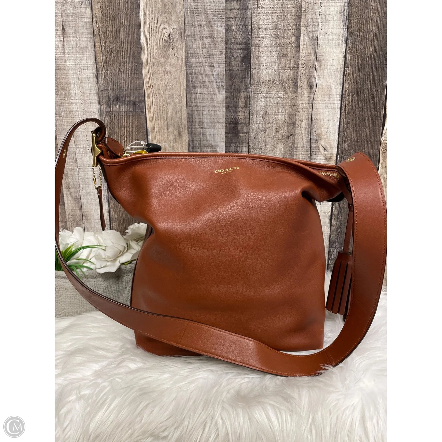 Crossbody Designer By Coach, Size: Large