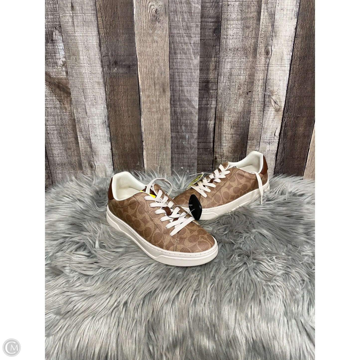 Shoes Designer By Coach In Tan, Size: 9.5