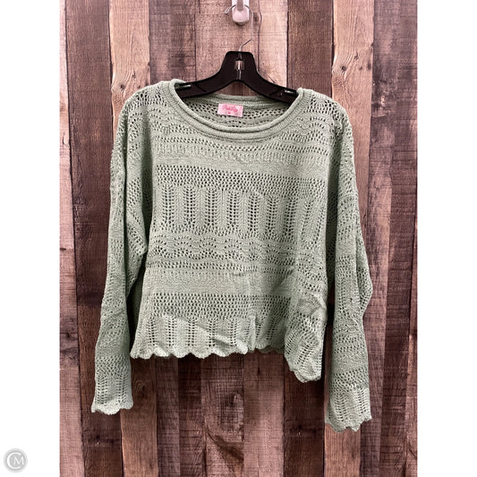 Sweater By Pink Lily In Green, Size: M