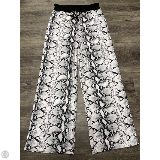 Pants Wide Leg By Cmf In Black & White, Size: L