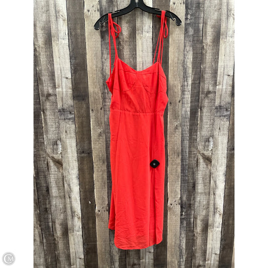 Dress Casual Midi By Cme In Red, Size: M
