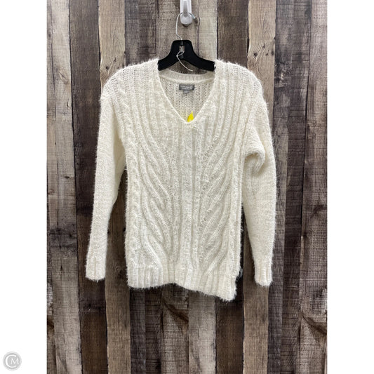 Sweater By Cme In Ivory, Size: Xs
