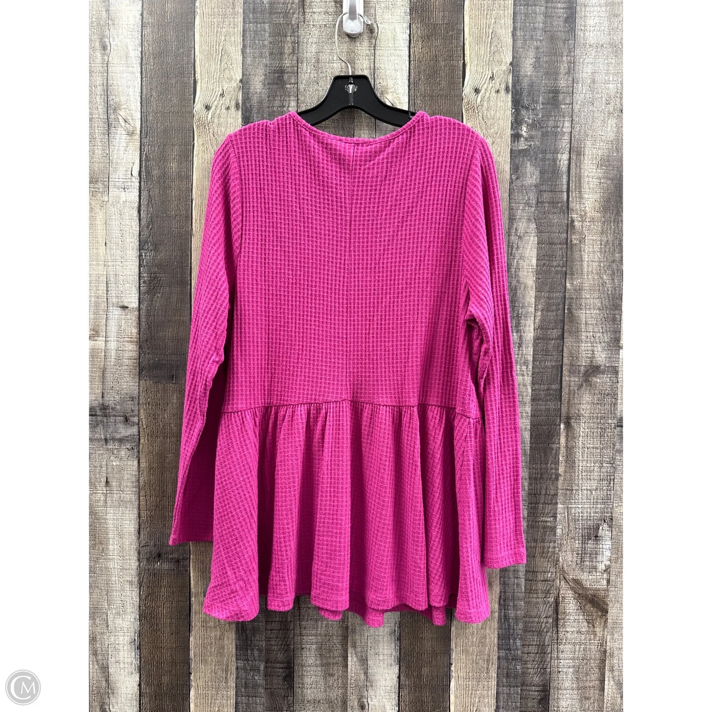 Top Long Sleeve By Lane Bryant In Pink, Size: L