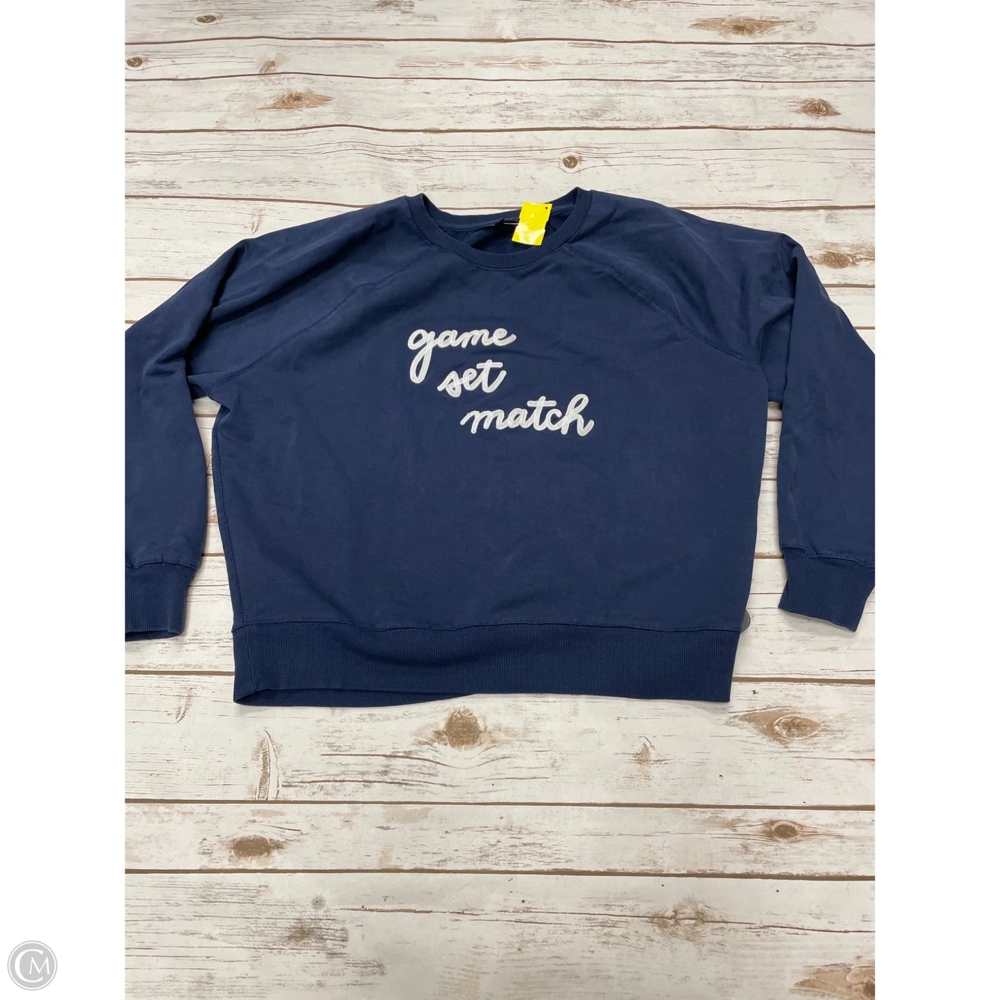 Sweatshirt Crewneck By Cme In Navy, Size: M