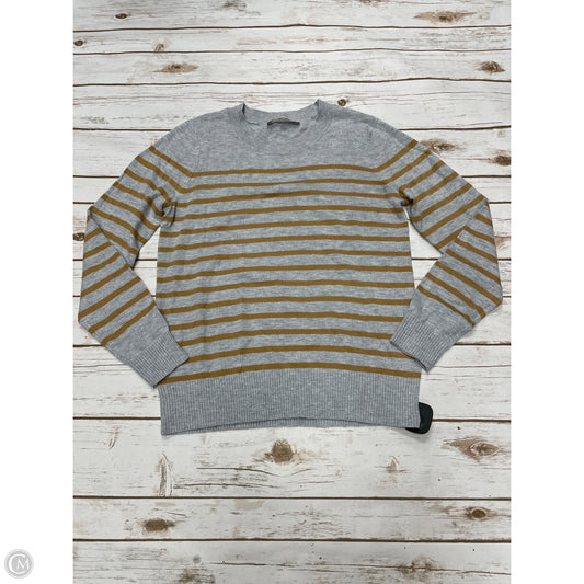 Sweater By Loft In Grey & Tan, Size: M