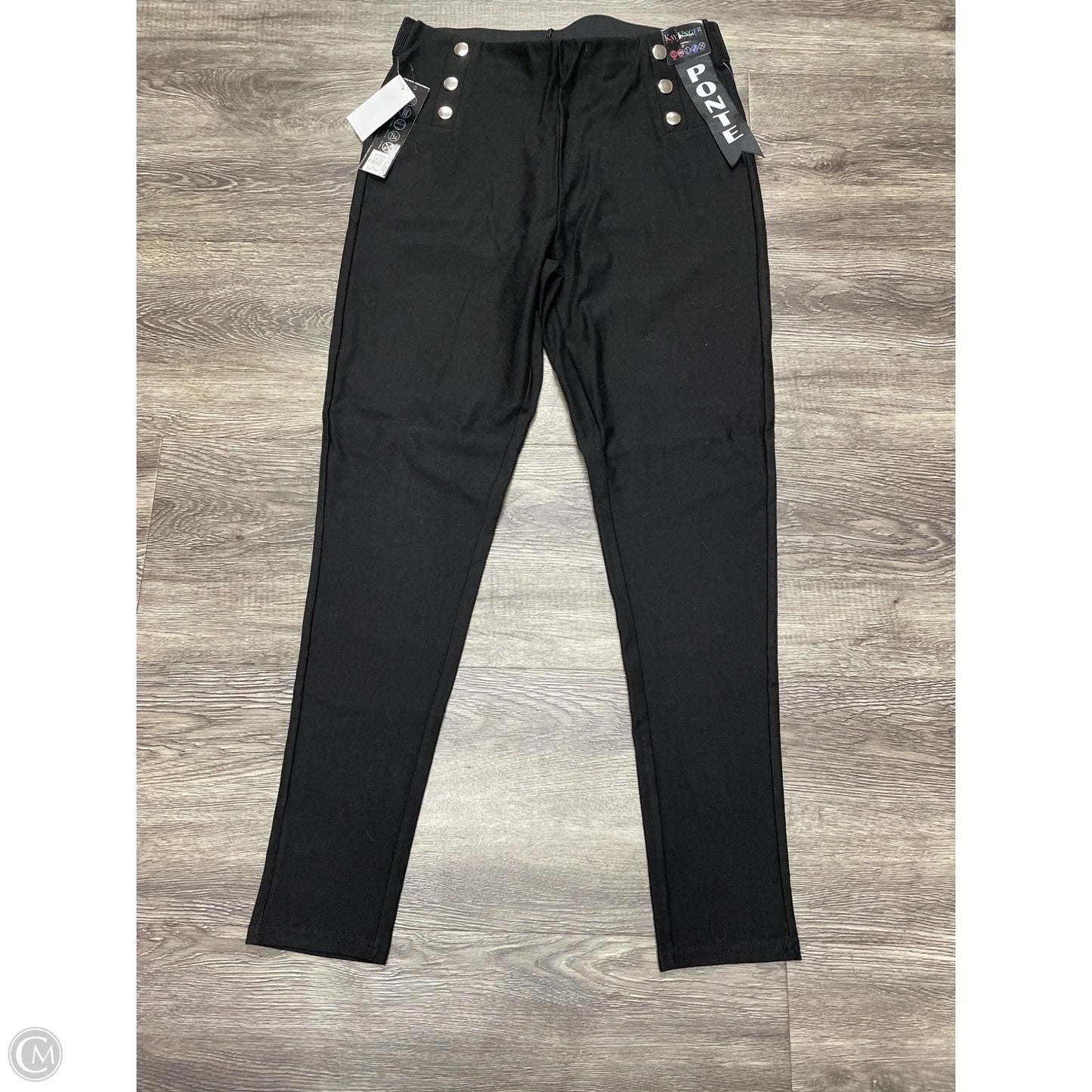 Pants Leggings By Kay Unger In Black, Size: L