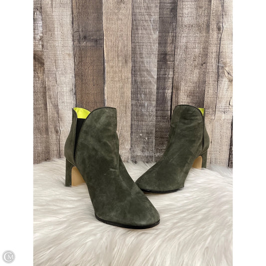 Boots Ankle Heels By White House Black Market In Green, Size: 10