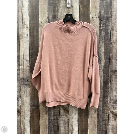 Sweater By Zesica In Rose Gold, Size: M