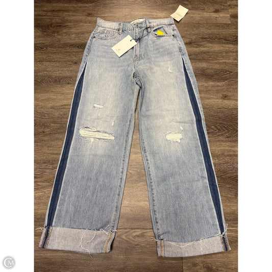 Jeans Straight By Hidden In Blue Denim, Size: 4