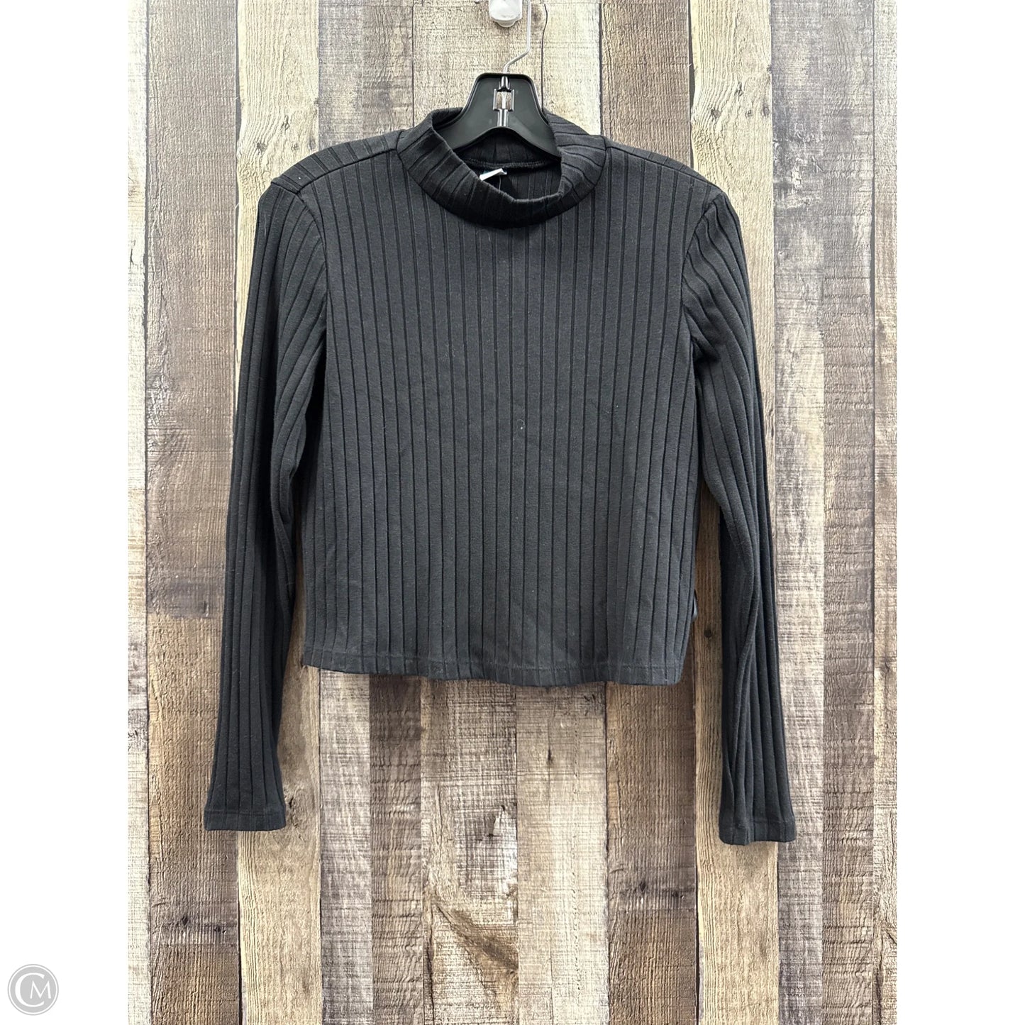Top Long Sleeve By Old Navy In Black, Size: S