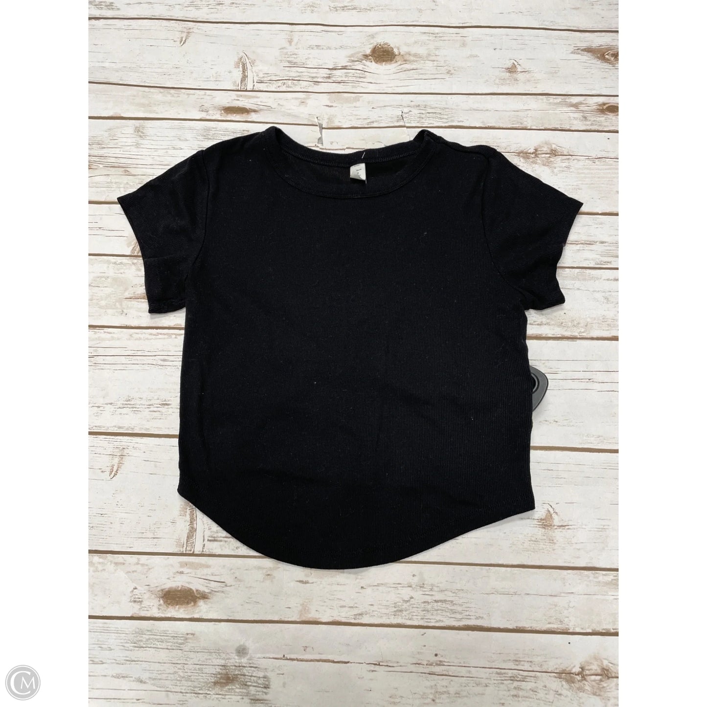 Top Short Sleeve By Old Navy In Black, Size: M