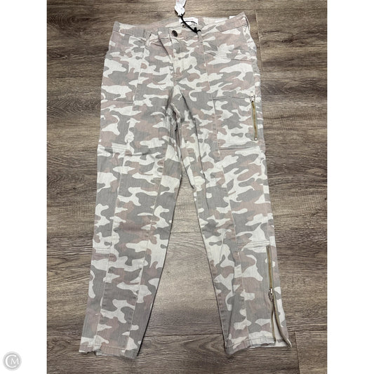 Jeans Skinny By Cme In Camouflage Print, Size: 12