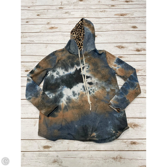 Top Long Sleeve By Cme In Tie Dye Print, Size: L