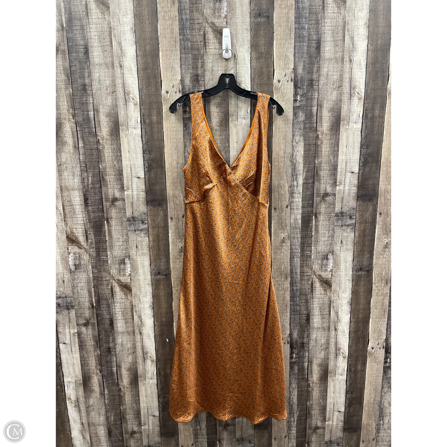 Dress Casual Maxi By American Eagle In Orange, Size: L