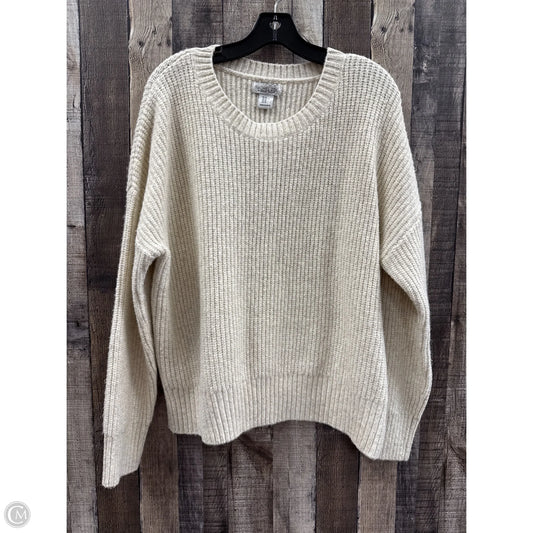 Sweater By Rachel Zoe In Ivory, Size: Xl