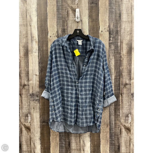 Top Long Sleeve By Multiples In Animal Print, Size: S