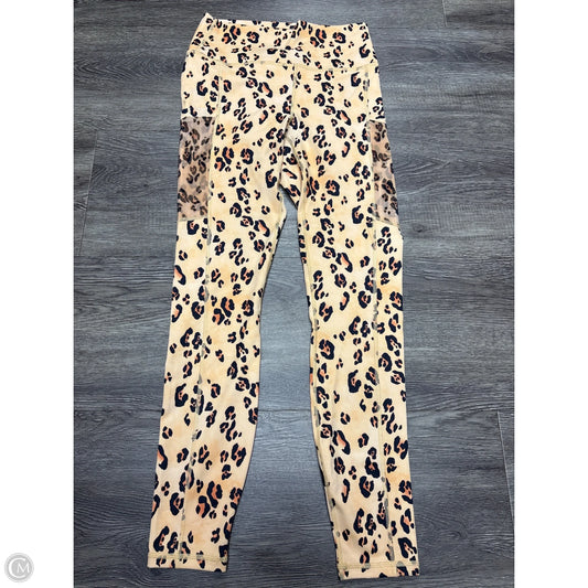 Athletic Leggings By Fabletics In Animal Print, Size: S