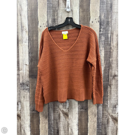 Sweater By Lucky Brand In Brown, Size: S