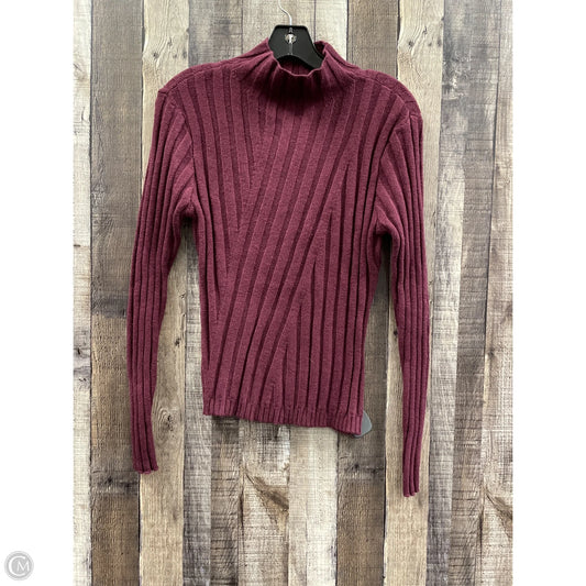 Sweater By Rd Style In Maroon, Size: S
